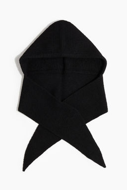 H&M - Women Black Hooded Scarf
