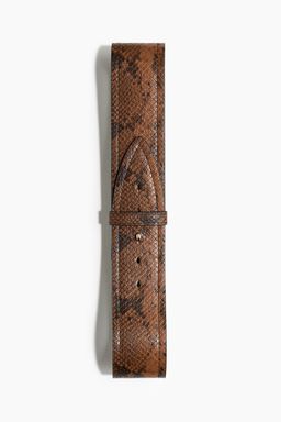H&M - Women Brown Coated Waist Belt