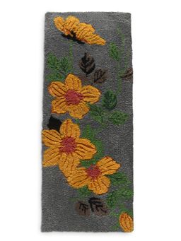 Saral Home - Grey Cotton Handtufted Runner With Strong Carpet Backing-45X120 Cm