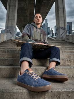 Off Limits - Blue Skyline Select For Her Lace-Up Sneakers