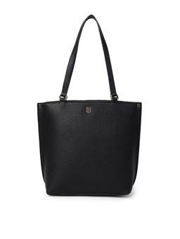 Tommy Hilfiger - Women Black Solid Tote Bag