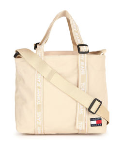 Tommy Hilfiger - Women Cream Solid Mini Tote Bag
