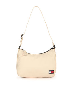 Tommy Hilfiger - Women Beige Solid Shoulder Bag