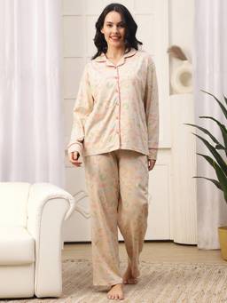 Kanvin - Womens Nightsuit Off White