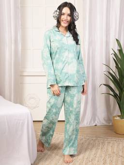 Kanvin - Womens Nightsuit Green