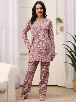 Kanvin - Womens Nightsuit Pink