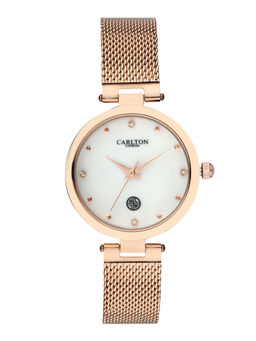 Carlton London - Analog Watch - White