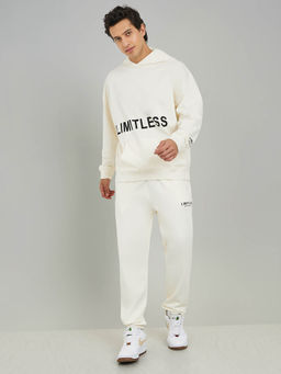 Styli - Men Co-ords Cream Cotton (Set of 2)