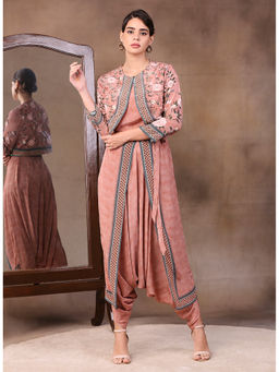 Soup by Sougat Paul - Printed Jumpsuit (Set of 2)