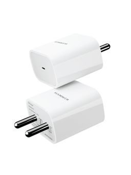 HAMMER - 20W Type C Superfast Adapter Compatible for All Type C Smartphones, Tablets, Earbuds White