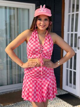 Tandul - Multi-Color Polyester Co-Ord Set