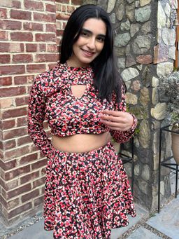 Tandul - Multi-Color Polyester Co-Ord Set