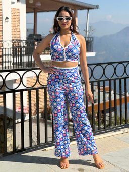 Tandul - Multi-Color Polyester Co-Ord Set