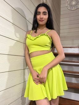 Tandul - Green Polyester Co-Ord Set