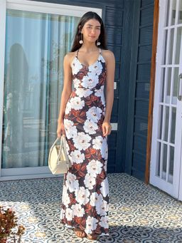 Tandul - Multi-Color Lycra Sleeveless Dress