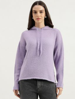 United Colors of Benetton - Purple Nylon Full Sleeves Sweater