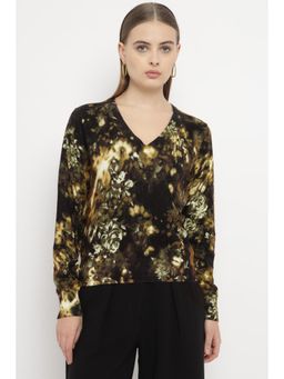 Silvian Heach - Green Cotton Full Sleeves Sweater