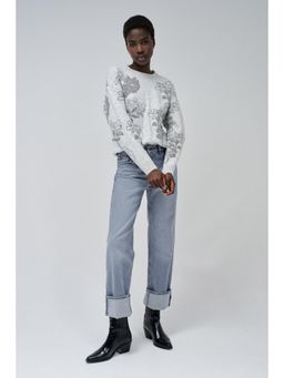 Salsa Jeans - Grey Polyester Full Sleeves Sweater