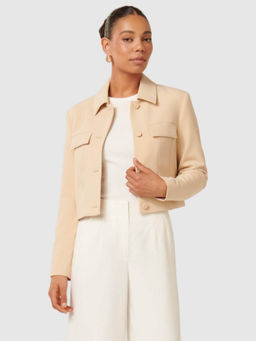 Forever New - Peach Solid Jacket