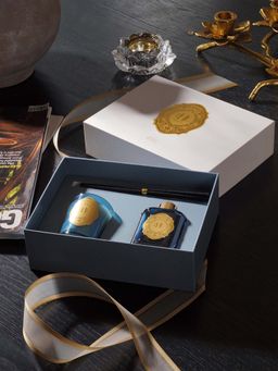 Pure Home + Living - Blue Seaside Climbing Wax Filled Jar Candle & Diffuser Set