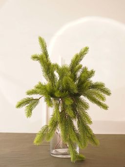 Pure Home + Living - Green Artificial Pine Leaf Spray - Single