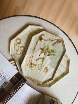 Pure Home + Living - Beige Leopard Print Platter