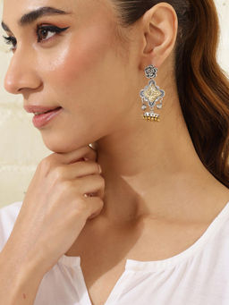 Fabindia - Metal Two Tone Dangler Earrings
