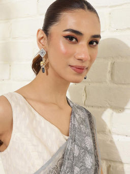 Fabindia - Metal Two Tone Dangler Earrings