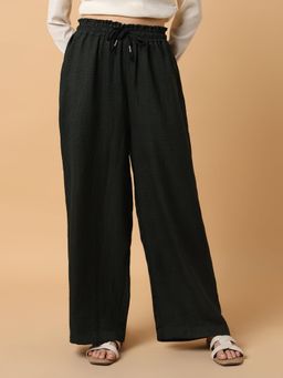 SHOWOFF - Women Solid Green Trouser