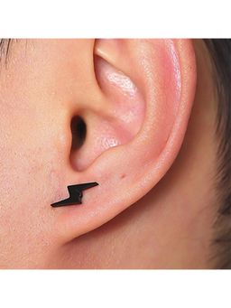 Yellow Chimes - Black Contemporary Stainless Steel Studs