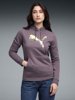 Puma - Purple Metallic Women Hoodie