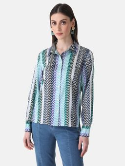 Kazo - Multi-Color Printed Classic Shirt