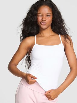 Victoria's Secret - White Solid Regular Fit Camisole Top