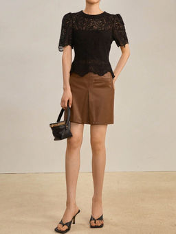 Outzidr - Black Laced Top