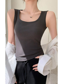 Outzidr - Grey Padded Tank Top