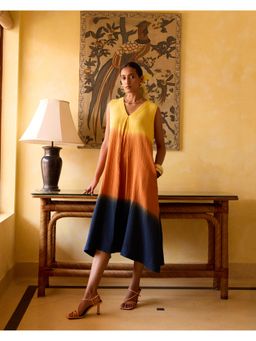 Farm Loom - Darcy Ombre Multi-Color Dress