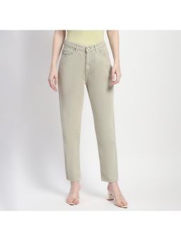 Madame - Straight Fit Cotton Mint Denim