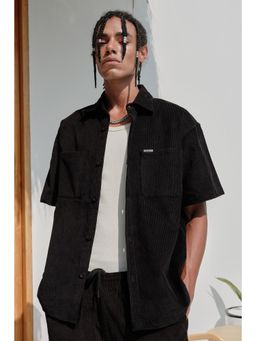 Bonkers Corner - Black Corduroy Shirt