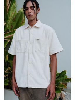 Bonkers Corner - Off White Corduroy Shirt