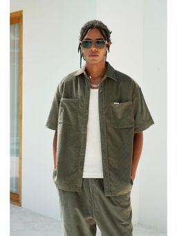 Bonkers Corner - Olive Corduroy Shirt