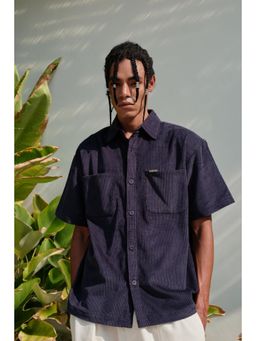 Bonkers Corner - Navy Blue Corduroy Shirt