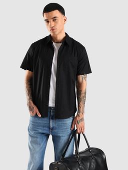 Calvin Klein - Black Regular Fit Cotton Shirt