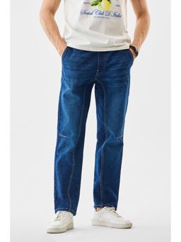Snitch - Blue Denim Relaxed Casual Jeans