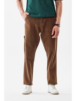 Snitch - Brown Denim Relaxed Casual Jeans