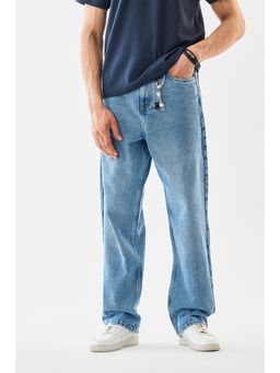 Snitch - Light Blue Denim Loose Casual Jeans