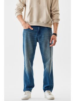 Snitch - Blue Washed Relaxed Casual Jeans