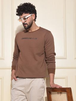 CRIMSOUNE CLUB - Men Brown Sweatshirt