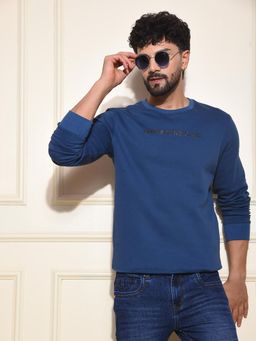 CRIMSOUNE CLUB - Men Navy Blue Sweatshirt