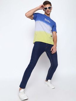 Belliskey - Multi-Color Round Neck Cotton Casual T-Shirt