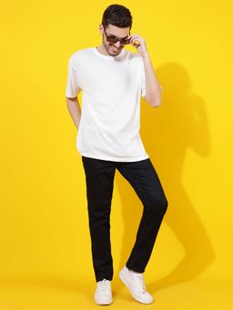 Belliskey - Solid Slim Fit Black Denim Jeans